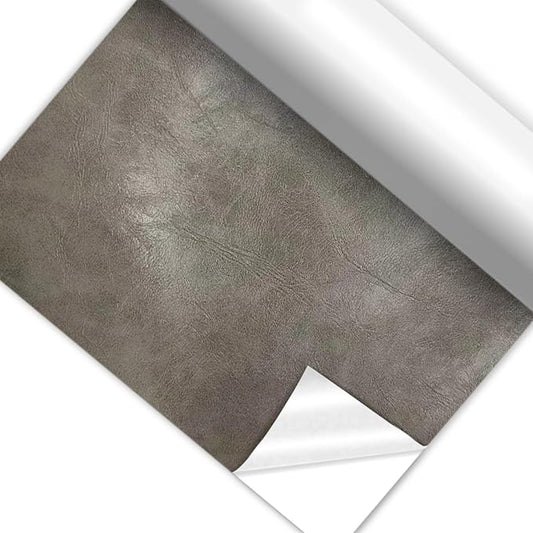 Self Adhesive Faux Leather Repair Patch,1Roll 15x78 Inch Leather Repair Tape for Furniture,Couch Tape for Couches,Bed,Car Seats,Chair,Gray