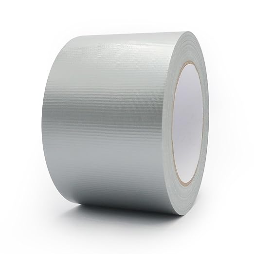Heavy Duty Duct Tape 3 Inch X 33 Yards, 8.5 Mil Thickness, Multi Purpose Silver Grey Duct Tape, No Residue, Waterproof and Tear by Hand - for Repairs, Industrial, Professional Use