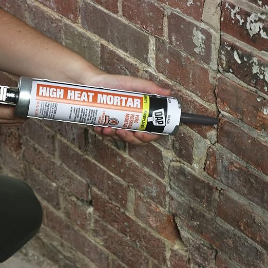 DAP High Heat Fire Resistant Mortar, 10 Oz, Black (7079818854)