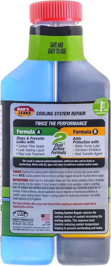 Bar's Leaks High Mileage Cooling System Repair, Grey