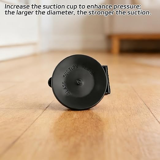 Heavy Duty Floor Gap Fixer Tool, Enhanced Vacuum Suction Cup Flooring Gap Repair Tool Laminate Vinyl Wood Tile Flooring Industrial Iron Plank Grabber Home Renovation DIY Installation (Red)