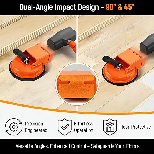 Floor Gap Fixer Tool, Heavy-Duty Laminate Floor Gap Repair Kit, Hardwood Floor Gap Filler, Vinyl Floor Scratch Repair Tool for Home Flooring Restoration (Orange+Green)