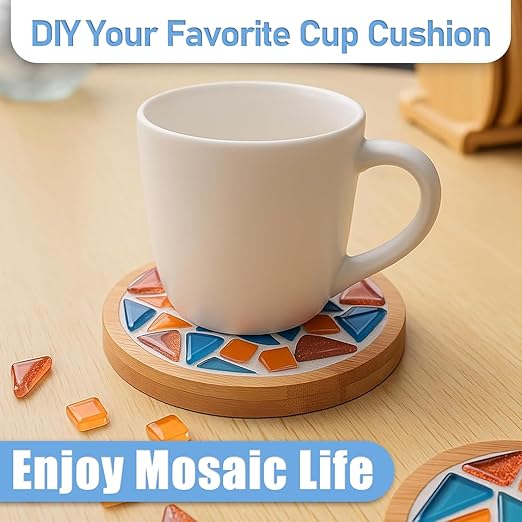 Mosaic Crystal Grout, Mosaics Tile Tools, Mosaic Tile Accessories – Essential for Handmade Grouting and Perfect for DIY Craft Projects (Translucent, 6.3oz)