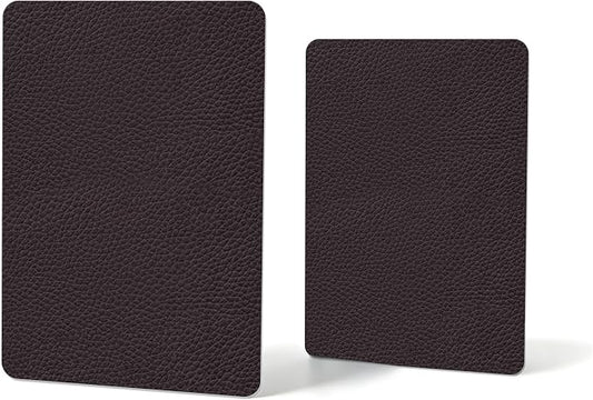 Self Adhesive Leather Repair Patch,8x12 inch Vinyl Repair Kit,Leather Repair Kit for Furniture,Car Seat,Couch,Office Chair,2 Pcs Coffee