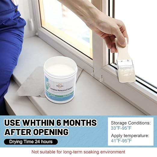 Invisible Waterproof Agent,Transparent Waterproof Coating,Polyurethane Coating for Roofs, Walls, Bathroom, Shower, Window Sills, Indoor & Outdoor(17Fl OZ)
