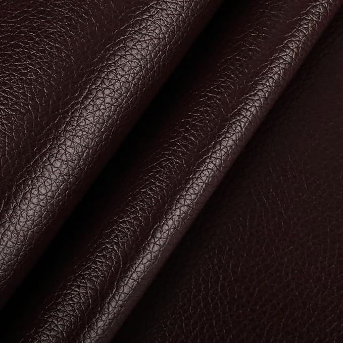 19.7 x 54 Inches Leather Repair Patch, Coffee Self Adhesive Leather Repair Tape Kit for Damaged Leather Furniture, Sofa Seating,Car Seats, Leather Goods