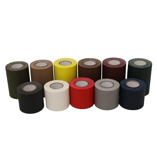 J.V. Converting JVCC Patch & Repair Tape for Leather and Vinyl Surfaces, 2 in. (48mm Actual) x 15 ft. (Dark Green)