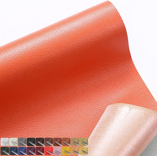 20x14 Inches Leather Repair Patch Self Adhesive, Leather Patch Tape for Furniture, Adhesive Leather Tape for Car Seat Repair, Leather Couch Repair Patch Kit