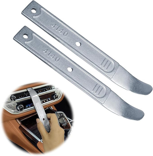 BFXM 4140 Pry Tool, Trim Removal Tool, Panel Removal Tools for Auto Trim, Interior Door Trim Pry Tool, Panel Popper Tool, Metal Pry Bar for Automotive Planes, Automotive Tools