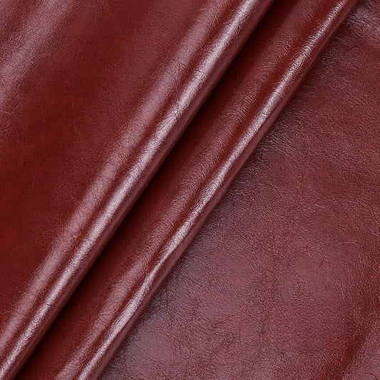 Leather Repair Patch Tape Kit,Self Adhesive Leather Repair Patch,Vinyl Repair Kit for Couches Boat Seats Furniture Cars Sofa Office Chair (Burgundy,7.87"×54.33")