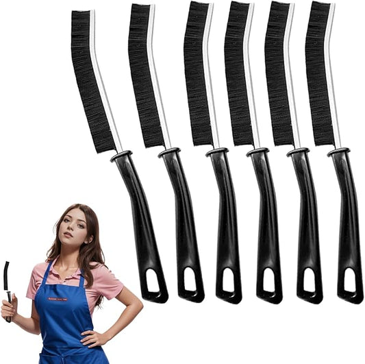 Crevice Cleaning Brush, 2026 New Multifunctional Gap Hard Bristled Grout Brush Tool for Scrub Small Spaces, Kitchen, Toilet, Bathroom, Corner, Grout, Sink, Window Tracks, Hinges, Tile(6pcs)