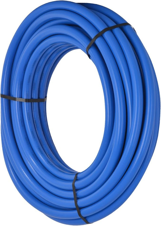 SharkBite 1 Inch x 100 Feet Blue PEX-B, PEX Pipe Flexible Water Tubing for Plumbing, U880B100