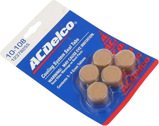ACDelco GM Original Equipment 10-108 (12378255) Cooling System Sealing Tabs - 4 g (Pack of 5)