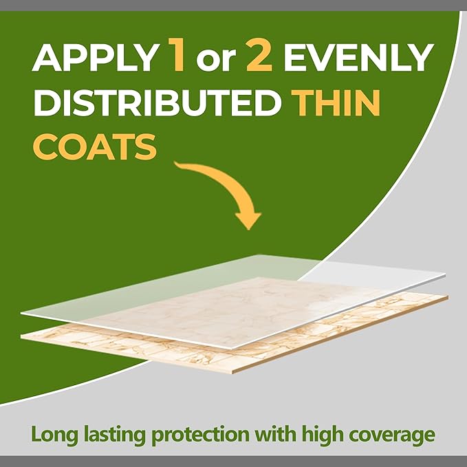 CoverTec GlazeGuard High-Gloss Tile & Grout Sealer – Wet Look Waterproof Finish for Ceramic, Porcelain & Stone – Protects Showers & Floors – Long-Lasting Barrier (4 oz Kit)