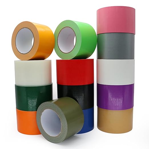 Heavy Duty Duct Tape 3 Inch X 33 Yards, 8.5 Mil Thickness, Multi Purpose Orange Duct Tape, No Residue, Waterproof and Tear by Hand - for Repairs, Industrial, Professional Use