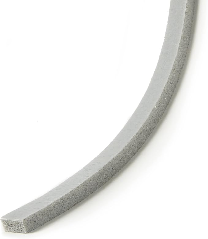 Frost King Vinyl Foam Tape - Closed Cell - Moderate Compression, 3/8" W, 3/16" Thick, 17' L, Grey