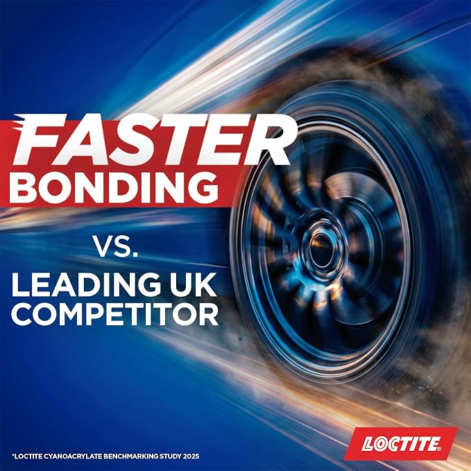 Loctite Super Glue Power Flex Control, Flexible Super Glue Gel, Superglue with Non-Drip Formula for Vertical Applications, Clear Glue with Precise Nozzle, 1x3 g