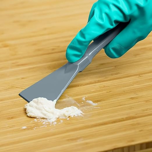 SPARTA Polypropylene Scraper Tool Food Safe Scraper for Removing Caked-On Residue in Commercial Kitchens, Plastic, 7.82 x 3 Inches, Gray, (Pack of 12)