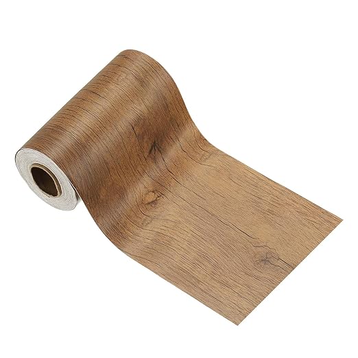 PATIKIL Wood Grain Tape 2" x 32 ft, Self-Adhesive Wood Texture Repair Tape Realistic Wooden Effect Patch for Furniture Cabinets Floor Walls, Grain
