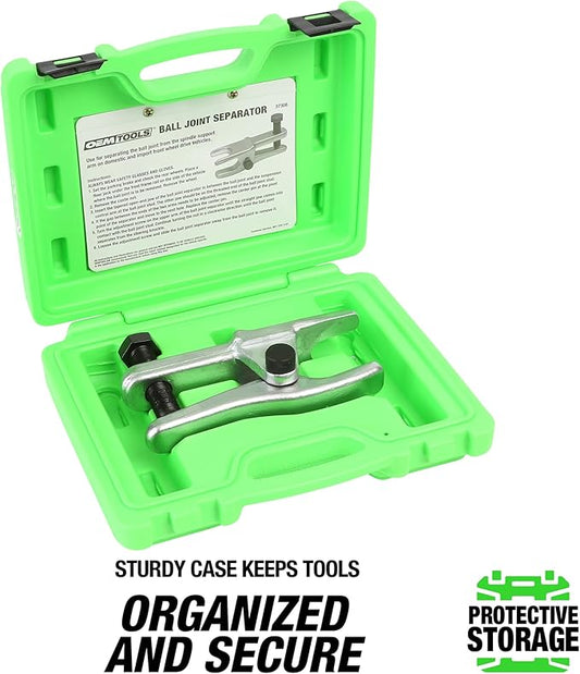 OEMTOOLS 37308 Ball Joint Separator, Adjustable 1 1/8 to 2 1/8 Inch Range, 3/4 Inch Forcing Bolt, Easy Puller Tool for Front Wheel Drive Vehicles