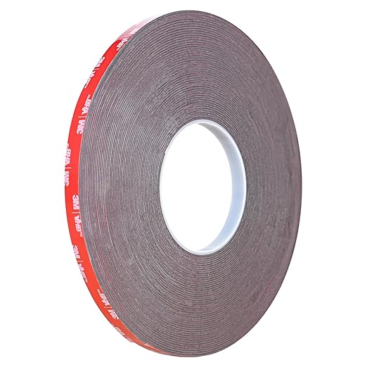 Double Sided Tape Heavy Duty, Waterproof Mounting Foam Tape, 73ft Length, 0.4in Width, High Temperature Resistant Adhesive Tape for Car, LED Strip Light, Office Decor, Uses VHB 5952 Raw Material