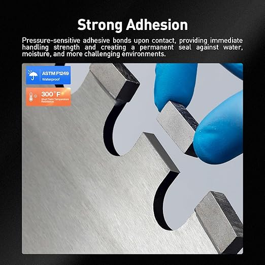 Double Sided Tape Heavy Duty Mounting Tape 1/2" x 18Ft Made of 3M 4611F Gray Strong Adhesive for Reliable Bonding Waterproof Foam Tape for Home Office Car Decorative Materials and Trims