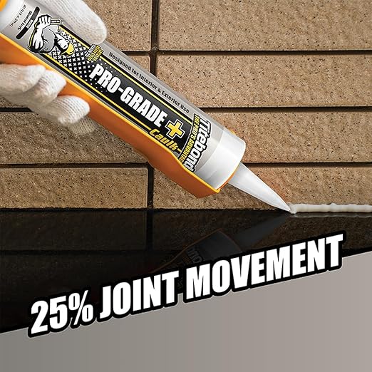Titebond 10.1 Oz. Pro-Grade Plus 8471 Siliconized Acrylic Water-Based Caulk - Antique White (Pack of 6)