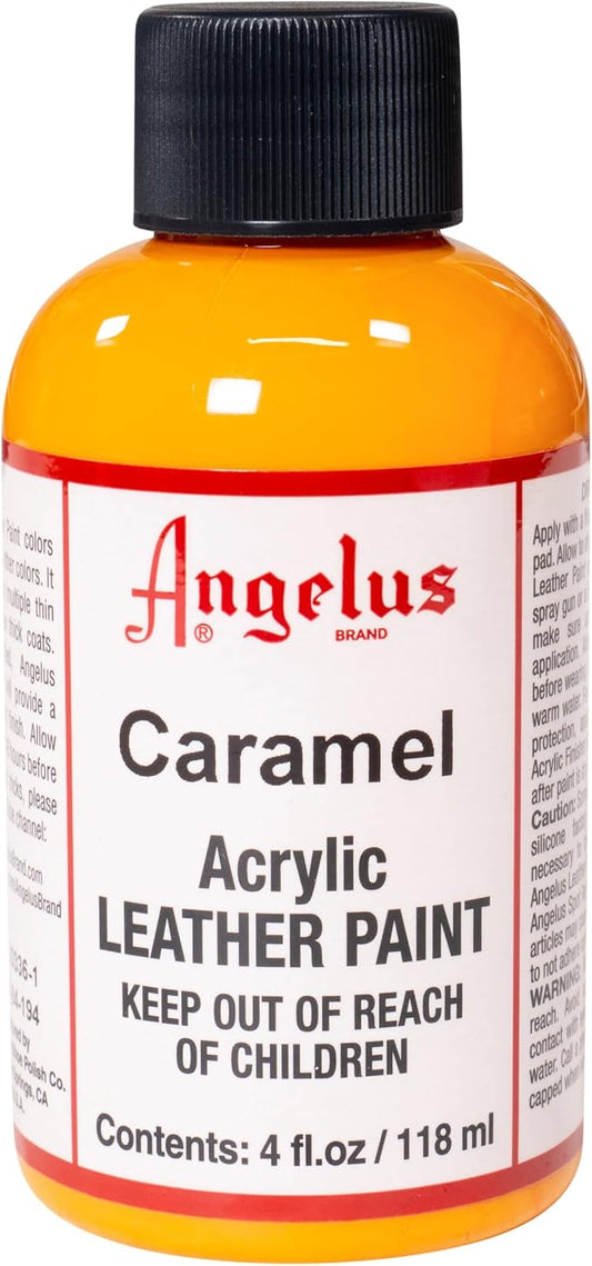 Angelus Acrylic Leather Paint, 4 Fl Oz (Pack of 1), Caramel