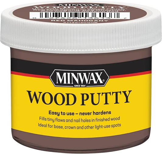 Minwax Wood Putty, Red Mahogany, 3.75 oz.