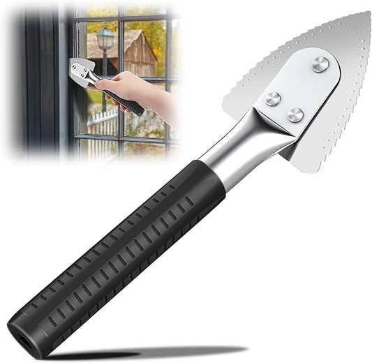 Feekoon Professional Metal Window Opener, Stainless Steel Window Zipper Deglazing Tool, Scraper Tool for Cutting Through Dried Paint and Hardened Caulk