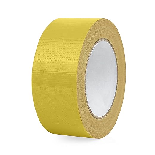 GGR Supplies CDT-36 Industrial/Professional Grade Duct Tape. Multi-Purpose 11 MIL Waterproof and UV Resistant DIY and Repair. 30 Yards. (Yellow, 2 Inches)