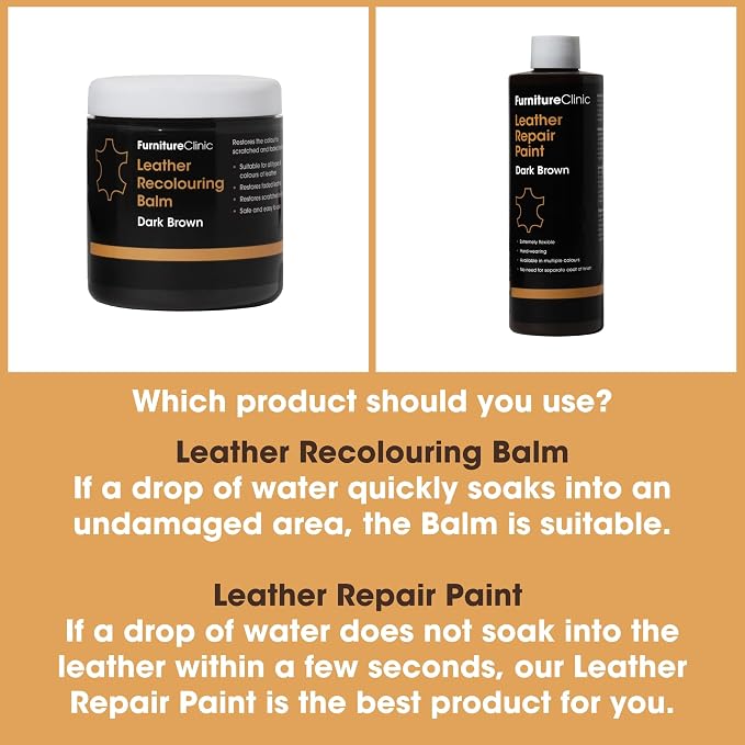 Furniture Clinic Leather Easy Restoration Kit | with Leather Recoloring Balm, Cleaner, Sponge, and Cloth | Leather Repair Kit for Scratched and Faded Furniture (Pine Green)