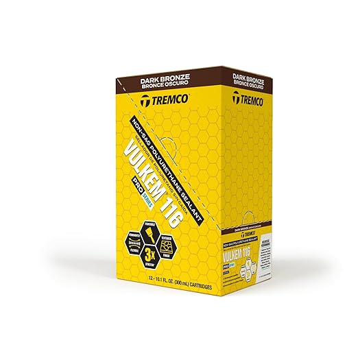 Tremco Vulkem 116 Polyurethane Sealant 10.1 oz. (12, Dark Bronze, Case)