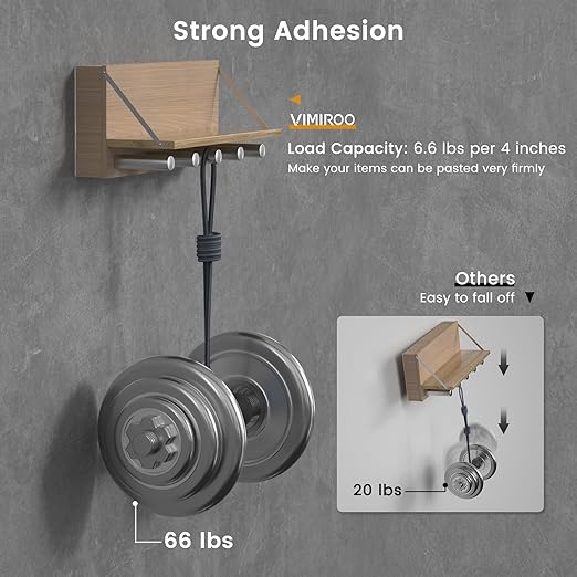 vimiroo 3 Pack Double Sided Tape Heavy Duty, Extra Large16.4FT Nano Double Sided MountingTape, Transparent Strong Removable Adhesive Picture Hanging Strips, Wall Tape Sticky Poster Carpet Decor