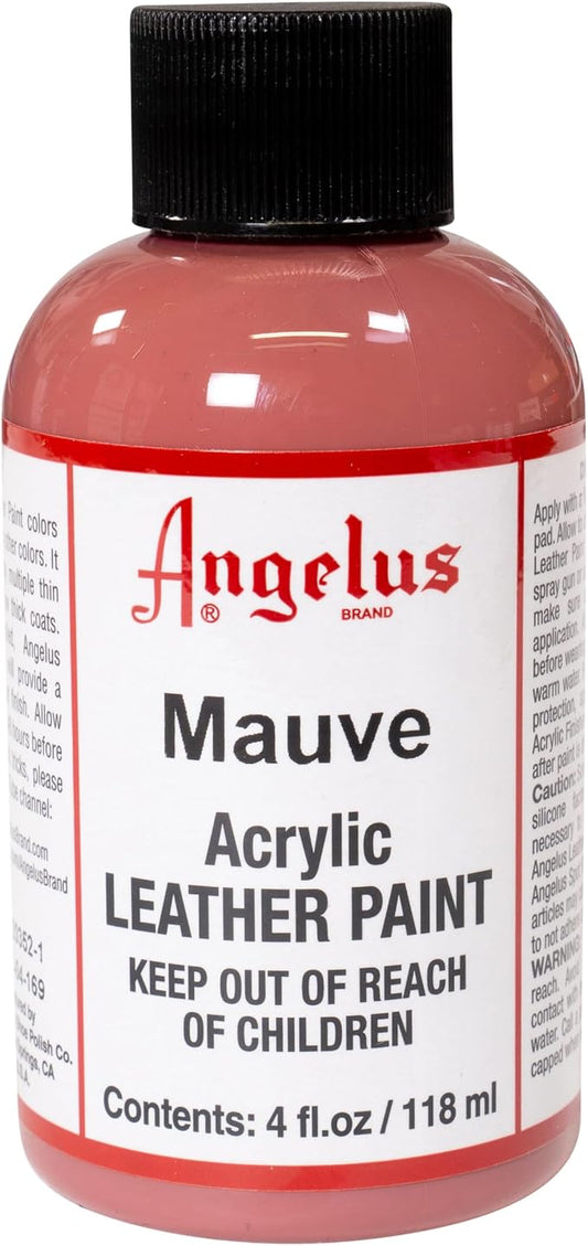 Angelus Acrylic Leather Paint, 4 Fl Oz (Pack of 1), Mauve