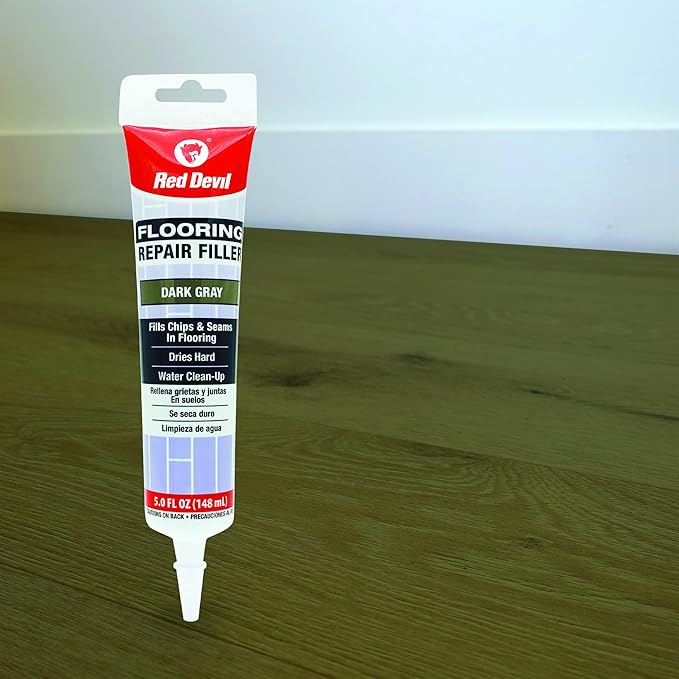Red Devil 056050 Flooring Repair Filler, 5 oz., Medium Gray, 1 Pack