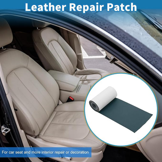 Self Adhesive Leather Repair Patch Strong Stickiness 3.1"x60" Leather Repair Tape PU Leather Deep Blue 1 Pcs