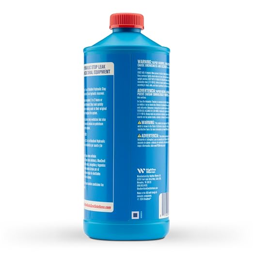 BlueDevil Products Hydraulic Stop Leak – 32 oz | Restores Seals & Stops Leaks in Hydraulic Systems | Safe for Pumps, Cylinders & Valves