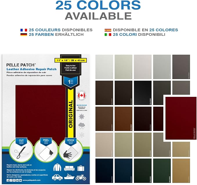 Furniture Repair Tape - 25 Colors Available - Original 11x16 - Red