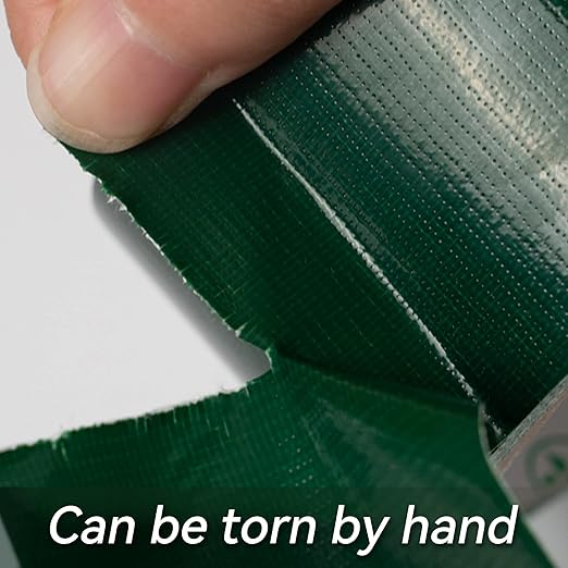 Reniteco Dark Green Duct Tape- 2 inches x 45 Yards, Waterproof & All-Weather, No Residue, UV Resistant, Heavy Duty for Car, Home & Outdoor Repairs, 1 Roll