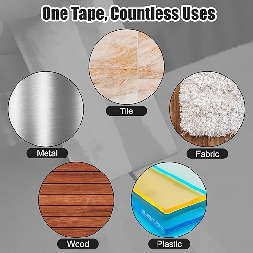 3-Pack Duct Tape Heavy Duty, 9 Mil Thickness, 2 Inch x 30 Yards, Waterproof Strong Adhesive, Flexible,No Residue, Tear by Hand, Multi-Use for Repairs, DIY, Industrial & Home (Silver)