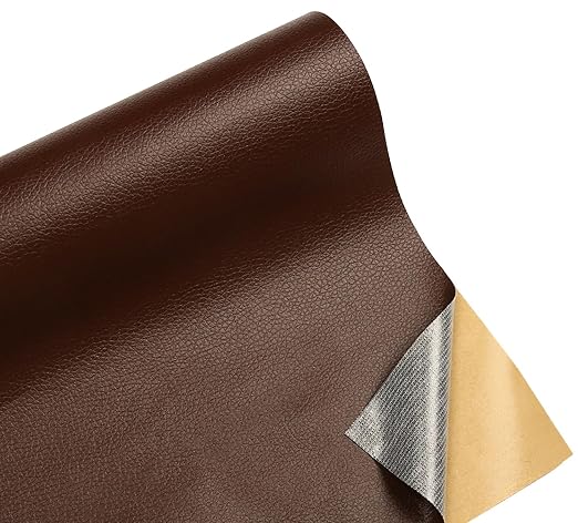 BetterJonny Leather Repair Patch, 11.8x54inch Self-Adhesive Couch Patch, Large Leather Repair Tape for Couches, Furniture, Car Seats, Cabinets, Office Chairs, Handbags (Black)