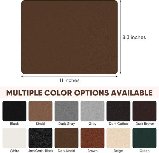 Leather Repair Patch Self Adhesive,8.3″ x 11″ Vinyl Patch Kit,Leather Repair Kit for Furniture,Car Seat,Couch,Office Chair.（Dark Khaki）
