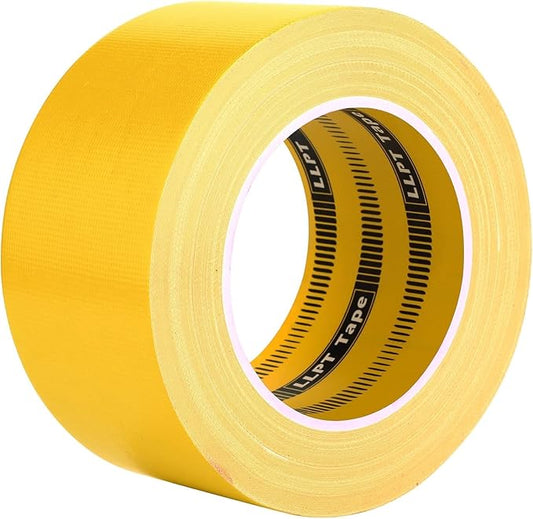 LLPT Duct Tape Premium Grade 2.36 Inches x 108 Feet x 11 Mil Easy Tear Residue Free Strong Adhesive Color Yellow (DT247)