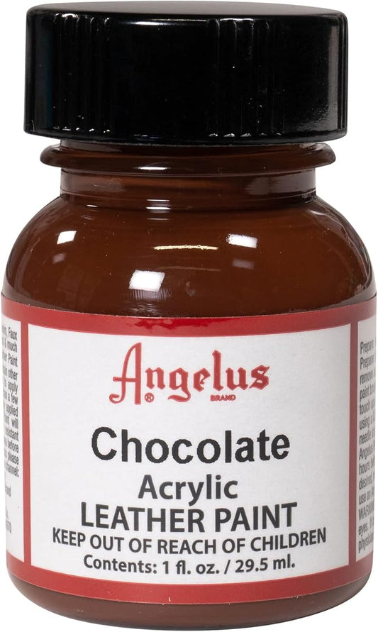 Angelus Acrylic Leather Paint, 1 Fl Oz (Pack of 1), Chocolate