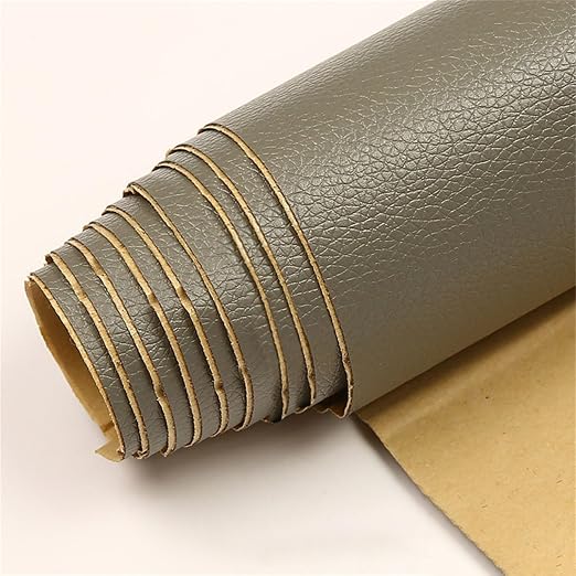Large Leather Repair Patch for Couches 25 x 30 cm Leather Repair Tape Self,Repair Patch Self Adhesive Waterproof for Couches, Furniture, Kitchen Cabinets, Car Seats Dark Grey 2