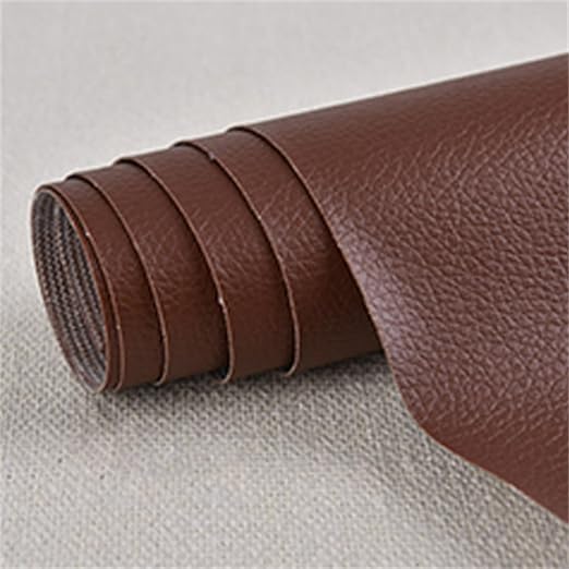 Large Leather Repair Patch for Couches 30 x 137 cm Leather Repair Tape Self,Repair Patch Self Adhesive Waterproof for Couches, Furniture, Kitchen Cabinets, Car Seats Light Brown 2