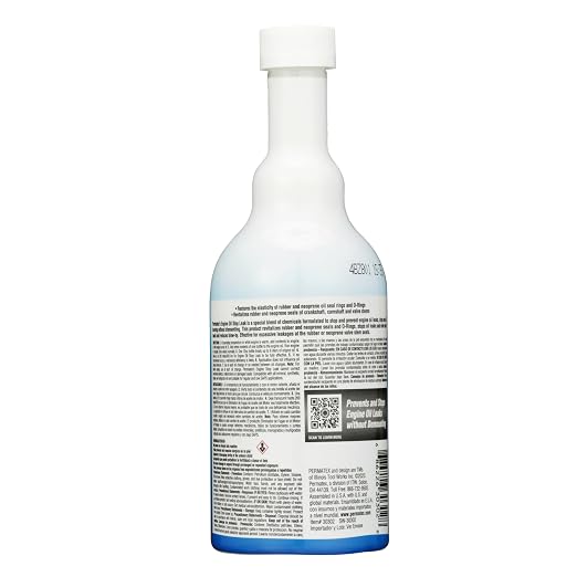 Permatex 30302 Engine Oil - Stop Leak, 12 fl oz, Effectively Stops and Prevents Oil Leaks and Burning Without Needing to Dismantle