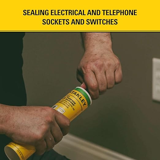 Stanley S421 All-Purpose RTV Silicone Sealant (1 x 10.1 fl.oz.) – 100% Waterproof Translucent Caulk | Industrial-Grade Silicone for Kitchen, Bathroom, Shower, Window, Door, Indoor & Outdoor Use