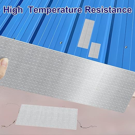 Butyl Sealant Tape Waterproof Aluminum Foil, Joist Tape for Decking 2 Inch, Super Sticky, Repair Roof Leak, Sealing Awning Crack, Patching Deck Flashing, All Weather Permanent 16.4FT Silver
